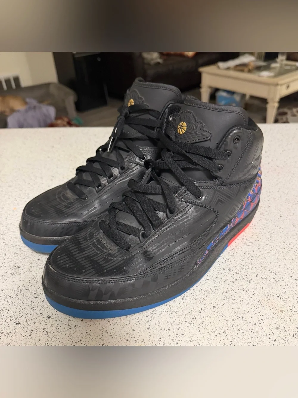 Nike Air Jordan Retro 2 Black History Month 2018 Size 10 BQ7618 007